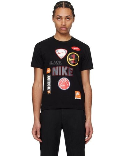 COMME DES GARÇON BLACK Comme Des Garçons Nike Edition T-shirt - Black