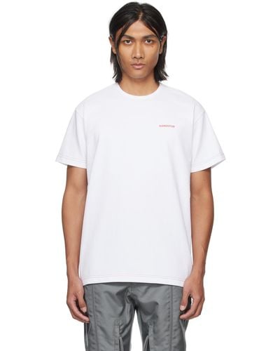 KANGHYUK Printed T-shirt - White