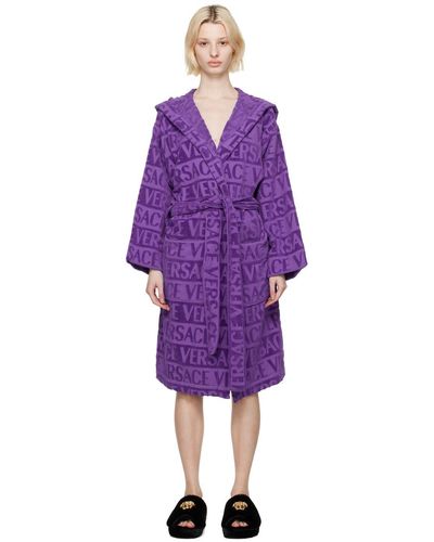 Purple Versace Nightwear and sleepwear for Women | Lyst