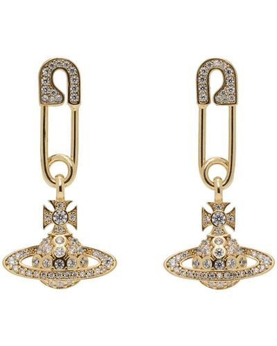 Vivienne Westwood Gold Lucrece Earrings - Metallic