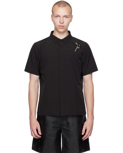 HELIOT EMIL Purulence Technical Shirt - Black