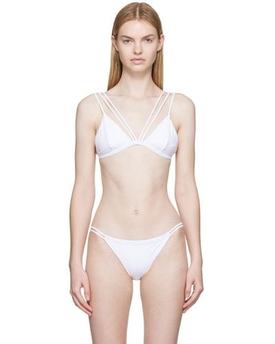 Agent Provocateur White Marina Bikini - Natural