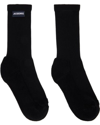 Jacquemus Socks Cotton - Black