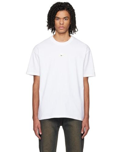 Wynn Hamlyn Off- Appliqué T-shirt - White