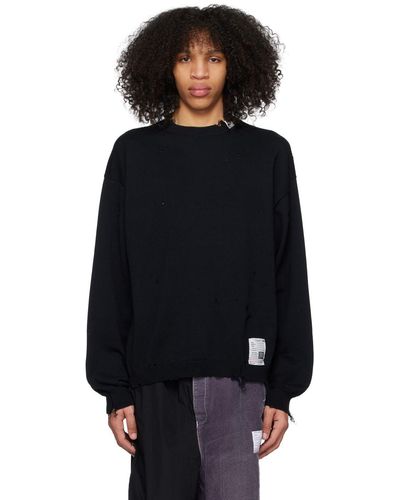 Mihara Yasuhiro Crew neck sweaters for Men | Online Sale up to 70% off ...