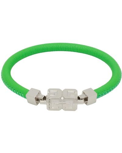 Givenchy Bracelet vert à ferrure à logo