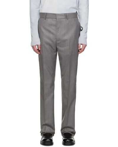 Acne Studios Grey Tailored Trousers