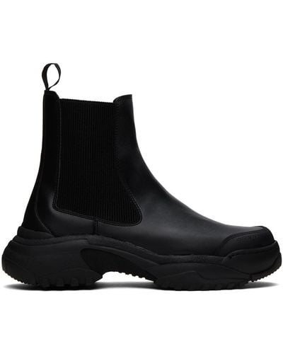 GmbH Faux-leather Chelsea Boots - Black