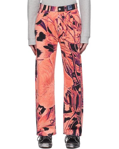 Rassvet (PACCBET) Printed Jeans - Red