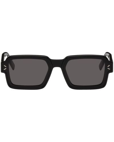 McQ Mcq Black Rectangular Sunglasses