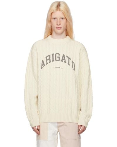 Axel Arigato Off- Prime Sweater - Natural