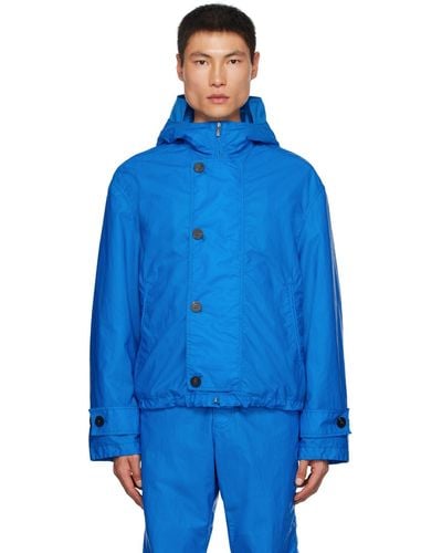 Ferragamo Blue Lightweight Jacket