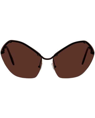 KNWLS Burgundy Precious Sunglasses - Black