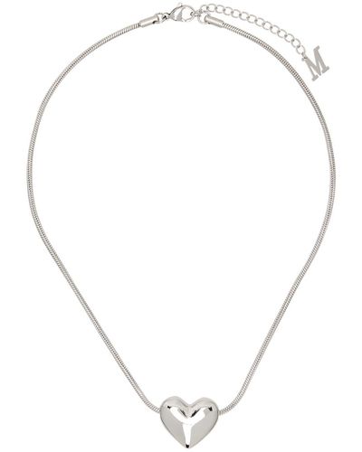 Marland Backus Lonely Heart Necklace - White