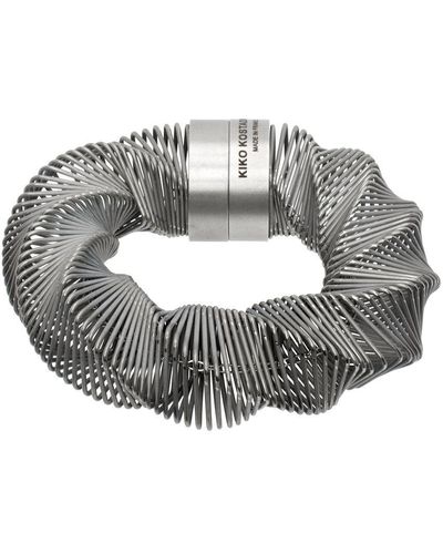 Kiko Kostadinov Large Geo Bracelet - Gray