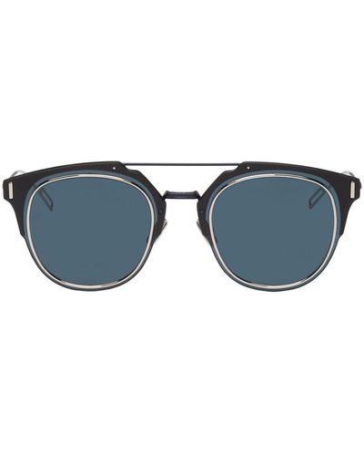 Dior Navy Dior Composit 1.0 Sunglasses - Blue