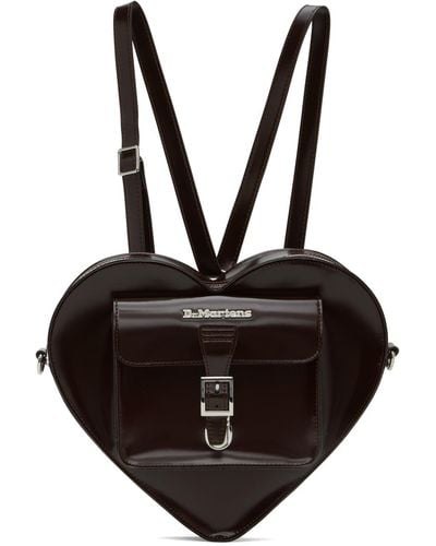 Dr. Martens Burgundy Heart Backpack - Black
