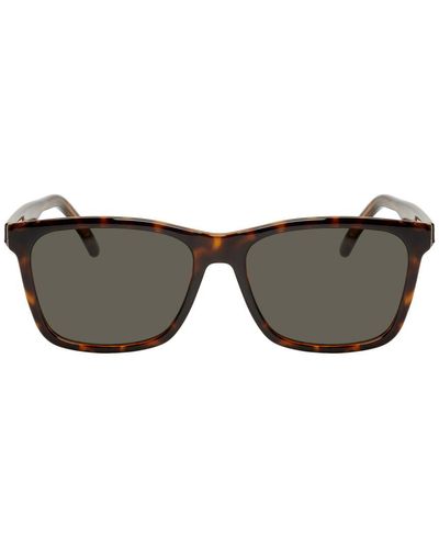Saint Laurent Sl 318 002 Sunglasses Tortoiseshell - Orange