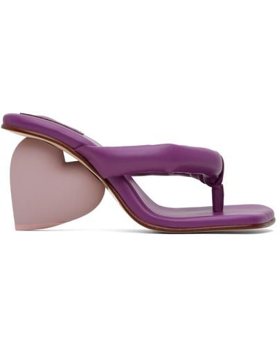 Yume Yume Love Heeled Sandals - Purple
