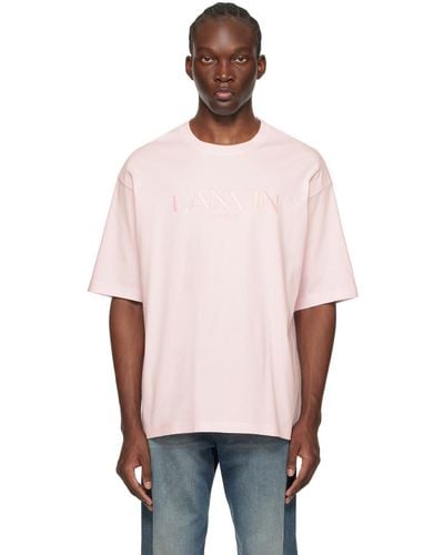 Lanvin Pink Oversized T-shirt - Multicolor
