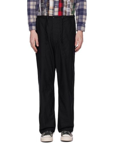 Needles String Fatigue Pants - Black