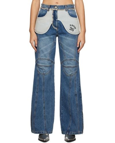 ANDERSSON BELL Madison Contou Jeans - Blue
