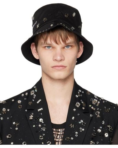 Feng Chen Wang Chapeau bob noir à ornements