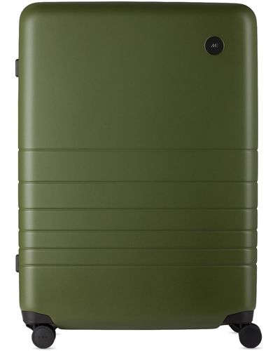 Monos Classic Large Check-in Suitcase - Green