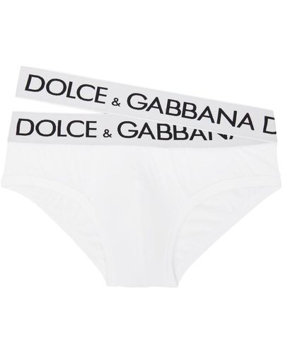 Dolce & Gabbana Dolce&gabbana White Brando Briefs - Black