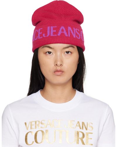 Versace Jeans Couture ジャカード ビーニー - ピンク