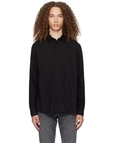 Sunspel Lightweight Shirt - Black