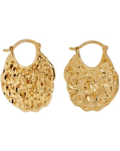 Veneda Carter Petites boucles d'oreilles pendantes dorées exclusives à ssense - Métallisé