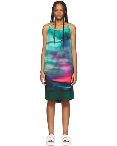 Dries Van Noten Printed Slip Dress - Multicolor