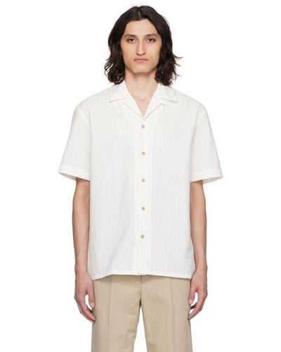 Brioni Off- Relaxed Shirt - White