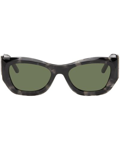 Palm Angels Tortoiseshell Canby Sunglasses - Green