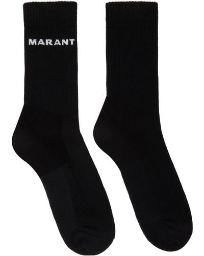 Isabel Marant Black Dawi Socks