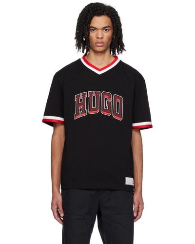 HUGO リラックスフィット Tシャツ - ブラック