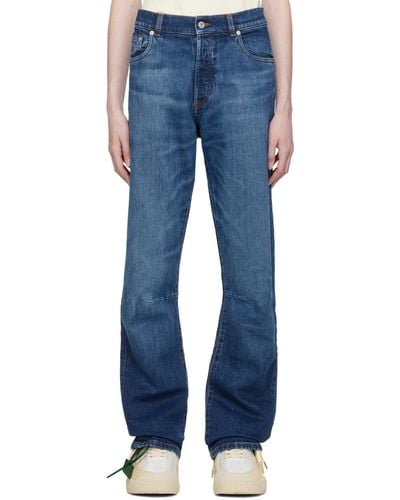 Heron Preston Blue Ex-ray Jeans