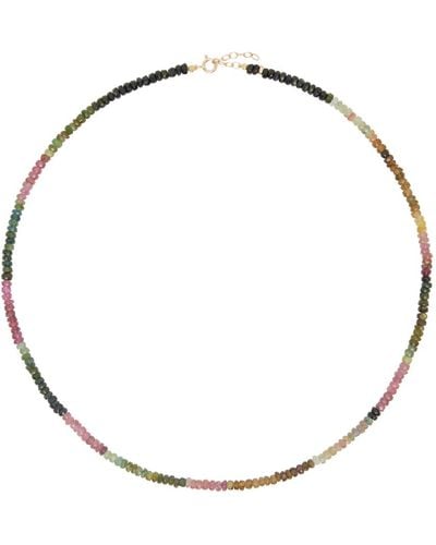 JIA JIA October Birthstone Beaded Necklace - Metallic