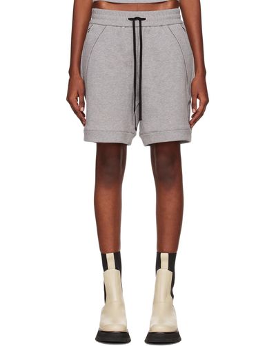 3.1 Phillip Lim Gray 'the Everyday' Shorts - Multicolor