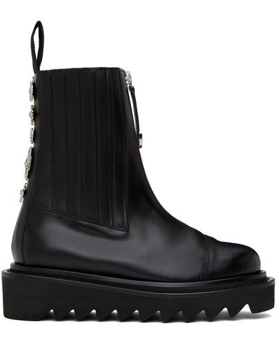 Toga Side Gore Boots - Black