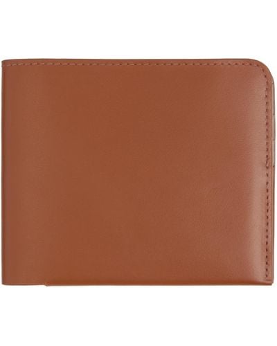 Dries Van Noten Tan Leather Wallet - Brown