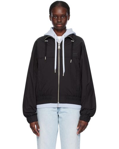 Ami Paris Zip Jacket - Black