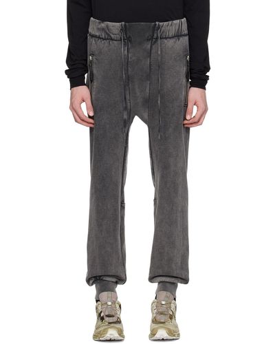 Boris Bidjan Saberi 11 Pantalon de survêtement p13 gris - Noir