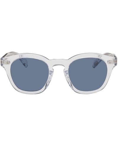 Oliver Peoples Transparent Boudreau L.a Sunglasses - Blue