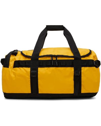 The North Face Yellow Base Camp M Duffle Bag - Black