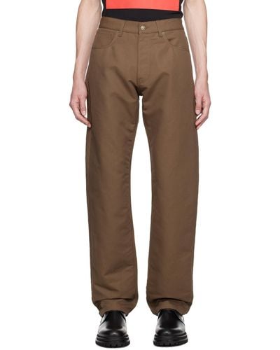 424 Patch Trousers - Brown