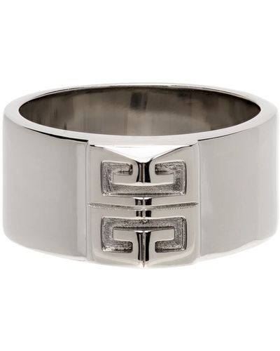 Givenchy Silver 4g Ring - Multicolour
