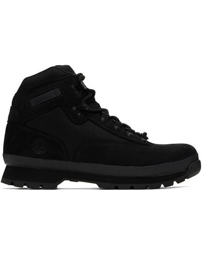 Timberland Euro Hiker Boots - Black