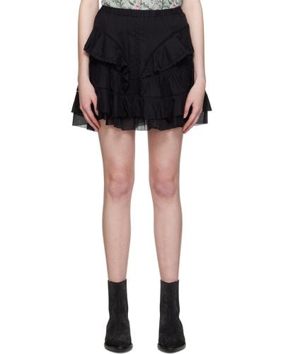 Isabel Marant Moano Miniskirt - Black